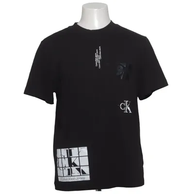 T-shirt (Zwart) van Calvin Klein Jeans Katoen