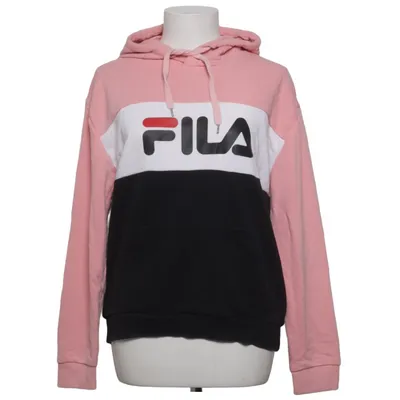 Huvtröja (Rosa, Svart, Vit, Flerfärgad) från Fila Bomull, Polyester
