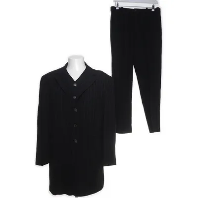 Suit (Black, Beige) from Bogie Polyester, Wool, Viscose