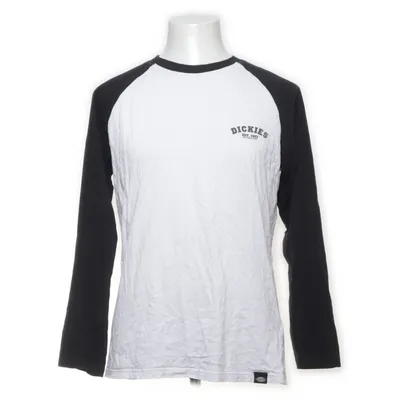 Baseballtröja (Vit, Svart) från Dickies Bomull