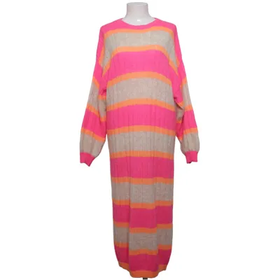Robe longue (Rose, Orange, Beige) de Bellerina Mohair, Polyamide, Laine