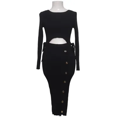 Robe longue (Noir) de Allyson Polyamide, Polyester, Viscose