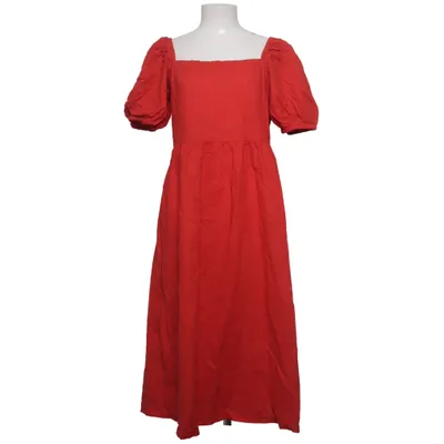 Kjole (Rød) fra H&M Bomuld, Linned