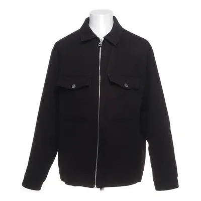 Överskjorta (Svart) från H&M Man Elastan, Polyester, Viskos