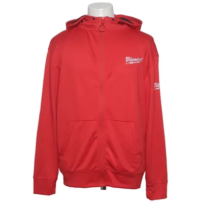 Hoodie (Red, Black) from Milwaukee Polyester