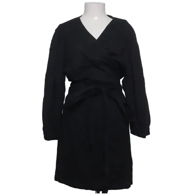 Wrap dress (Black) from H&M Premium Quality Cotton, Linen