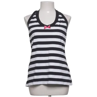 Tank­top (Schwarz, Weiß) von Gunilla Pontén Baumwolle, Elasthan