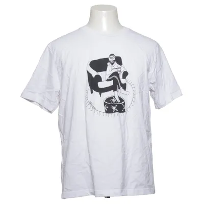 T-shirt (Hvid, Sort) fra STANLEY/STELLA Økologisk bomuld