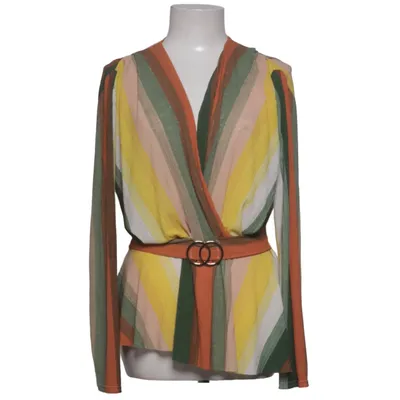 Blouse portefeuille (Jaune, Vert, Marron, Multicolore) de New Feeling Élasthane, Polyester