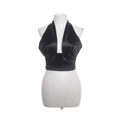 Halternecktopp (Twist Neck Satin Top) från NLY One Elastan, Polyester