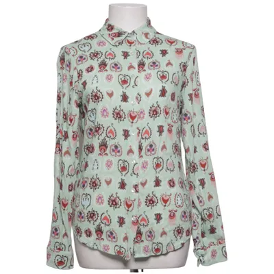 Shirt (Green, Multicolored) from Zilch Viscose