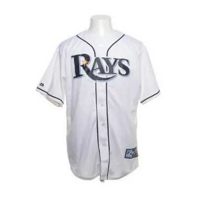 Baseballtröja (Vit, Flerfärgad) från Majestic Polyester