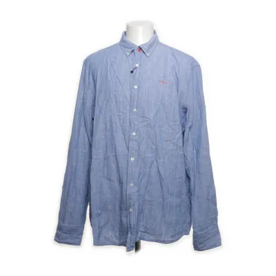 Buttondown-skjorta (Blå) från NZA Bomull, Linne