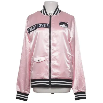 Bomber jacket (Pink, Black, White) from Jawbreaker Polyester