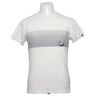 T-shirt (Wit, Blauw) van Derbe Organisch katoen