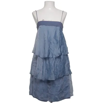 Dress (Blue) from Emporio Armani Cotton, Elastane, Polyester, Silk