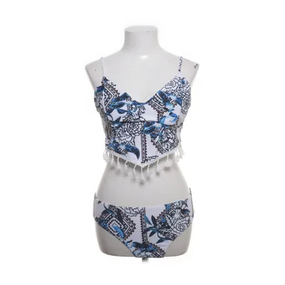 Bikini (Vit, Blå, Flerfärgad) Elastan, Polyester