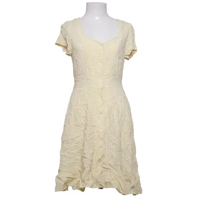 Kjole (Gul, Hvid) fra Dobber Viscose