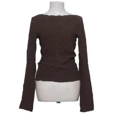 Lange mouwen shirt (Bruin) van Envii Katoen, Elastaan, Polyamide