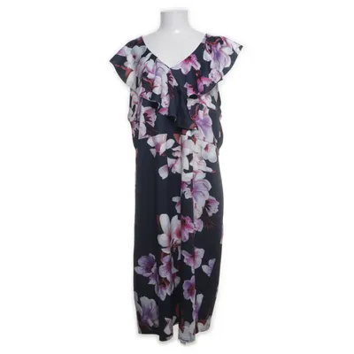 Klänning (Blå, Vit, Flerfärgad) från Boohoo Elastan, Polyester