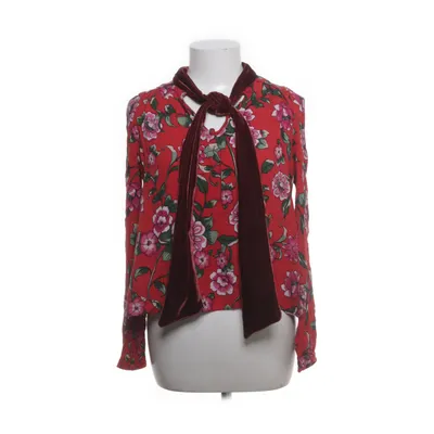 Knytblus (Röd, Flerfärgad) från Zara Trafaluc Collection Viskos