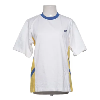 T-shirt (White, Blue, Yellow) from Yonex Cotton