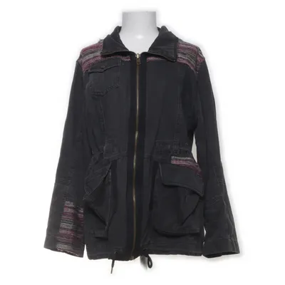 Parkas (Grå, Flerfärgad) från River Island Akryl, Bomull, Metallfiber, Polyester, Viskos