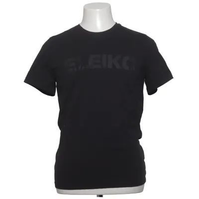 T-shirt (Zwart) van Eleiko Organisch katoen, Gerecycled polyester
