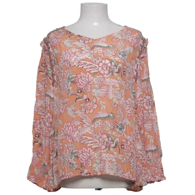 Blouse (Orange, Multicolored) from Couchel Polyester, Viscose