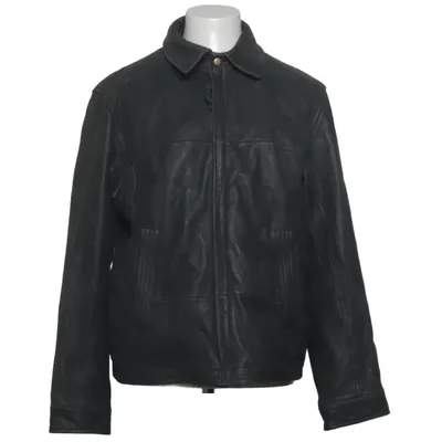 Läderjacka (Grå) från Batistini Skinn, Polyester