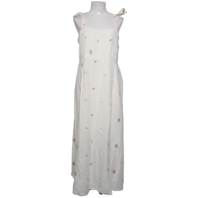 Robe longue (Blanc) de Splash Coton, Lin, Viscose