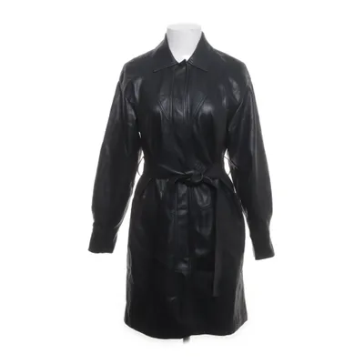 Manteau (Noir) de Topshop Polyester, Polyuréthane, Faux cuir