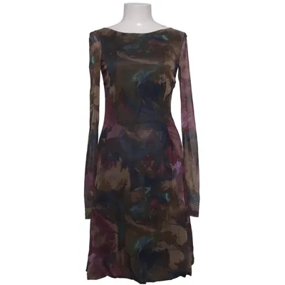 Dress (Green, Purple, Multicolored) from Solar Polyamide, Polyester