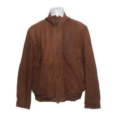 Læderjakke (Brun) fra Maddox Læder, Polyester