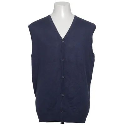 Cardigan (Blue) from Cotton & Silk Acrylic, Nylon