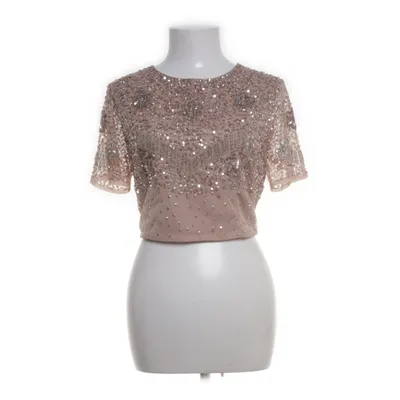 Crop top (Beige, Silverfärgad) från Maya Deluxe Polyester