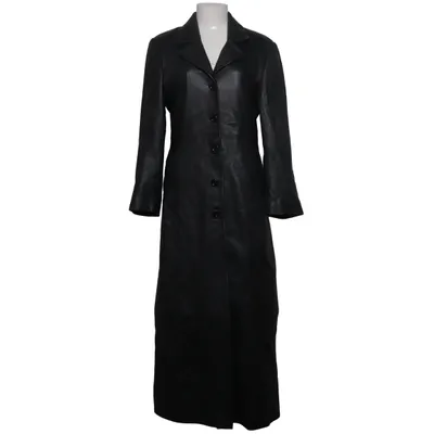 Leather coat (Black) Leather