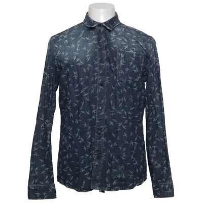 Denim blouse (Blauw) van Zara Man Katoen