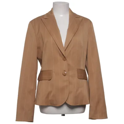 Blazer (Bruin) van Ann Llewellyn Elastaan, Polyester, Viscose