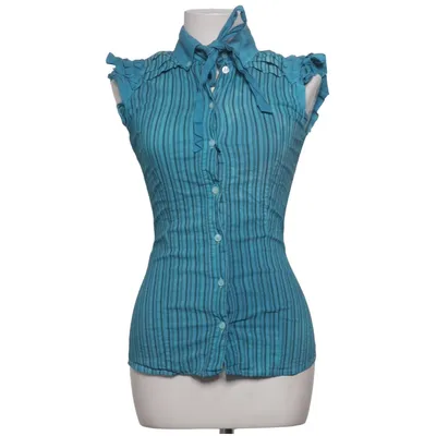 Korte mouwen shirt (Blauw) van Imperial Katoen, Elastaan, Polyamide