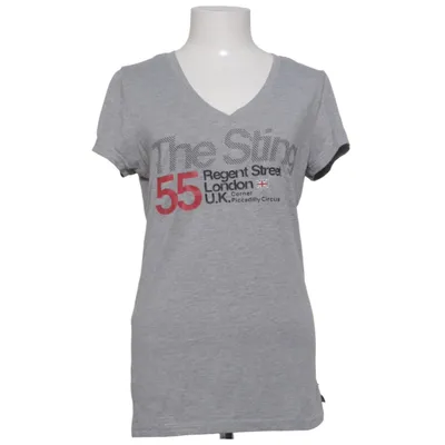 T-shirt (Grå) fra The Sting Bomuld, Elastan, Polyester