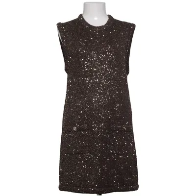 Klänning (Brun, Silverfärgad) från Maje Polyester, Viskos