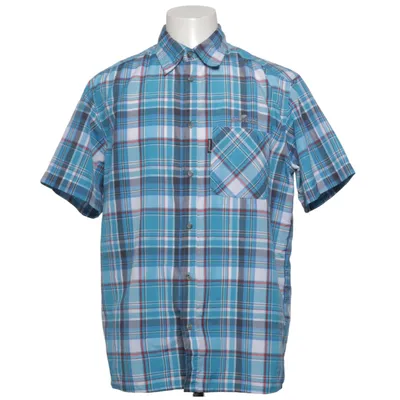 Chemise à manches courtes (Bleu, Blanc, Multicolore) de Moorhead Polyester