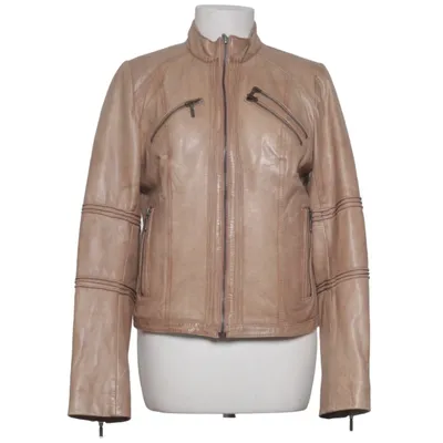 Veste en cuir (Beige) de Rock'n Blue Cuir, Polyester