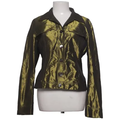 Bluse (Grøn) fra Iris von Arnim Acetat, Silke, Viscose