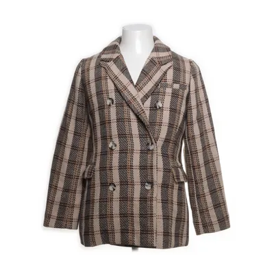 Pea coat (Beige, Multicolored) from Native Youth Cotton, Polyester, Wool
