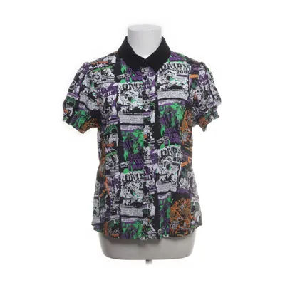 Kortärmad skjorta (Svart, Vit, Flerfärgad) från Hell Bunny Viskos