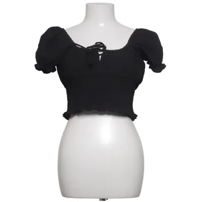 Crop top (Svart) från Divided by H&M Elastan, Polyester