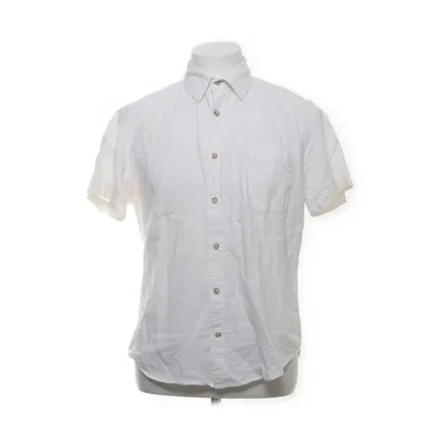 Korte mouwen shirt (Wit) van Dressmann Katoen, Linnen