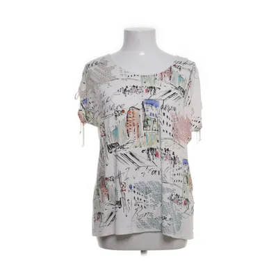 Top (White, Multicolored) from Mybc Elastane, Viscose